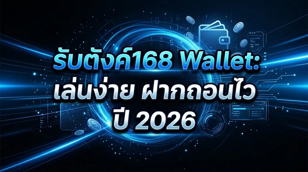 รับตังค์168 Wallet: เล่นง่าย ฝากถอนไว ปี 2026