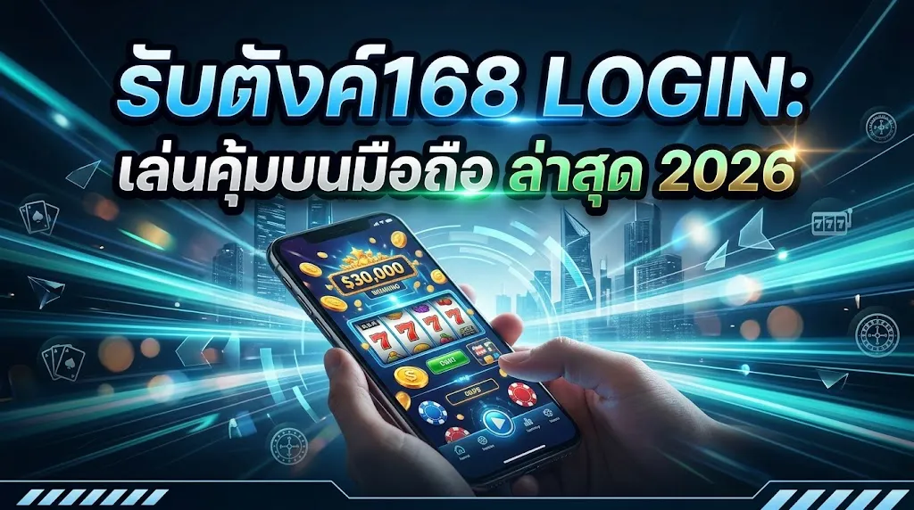 รับตังค์168 login: เล่นคุ้มบนมือถือ ล่าสุด 2026